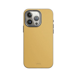 UNIQ Lyden DS iPhone 15 Pro 6.1" dėklas su MagSafe – geltonas/ pilkas