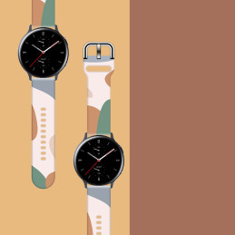Apyrankė Moro, skirta Samsung Galaxy Watch 42 mm silikoninio dirželio apyrankės raštas 11