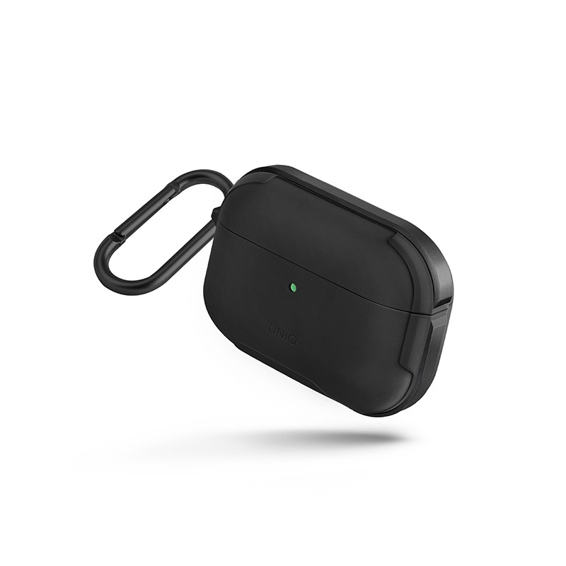 UNIQ Valencia dėklas, skirtas AirPods Pro – juodas