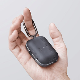 UNIQ Valencia dėklas, skirtas AirPods Pro – juodas