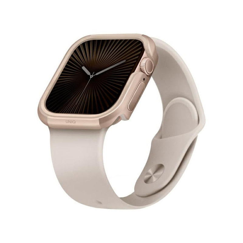 UNIQ Valencia dėklas, skirtas Apple Watch 10 46 mm – auksinis