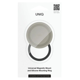 Magnetinis pagrindas UNIQ Flixa magnetinės piniginės tvirtinimui – pilkas