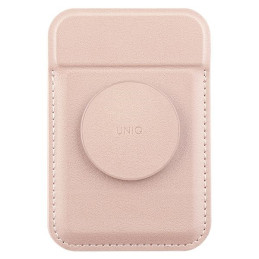 UNIQ Flixa MagSafe magnetinė piniginė su stovu – rožinė