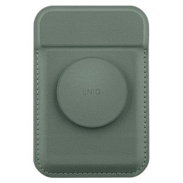 UNIQ Flixa MagSafe magnetinė piniginė su stovu – žalia