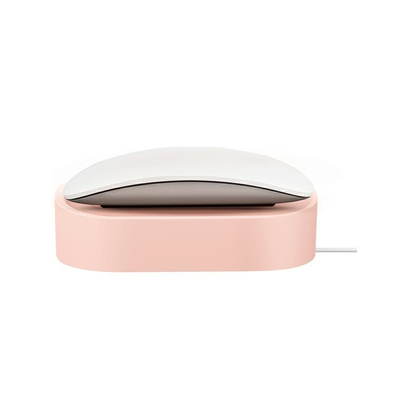 UNIQ Nova prijungimo stotelė, skirta „Magic Mouse“ pelei – rožinė