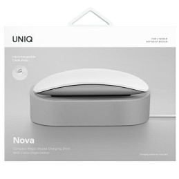 UNIQ Nova prijungimo stotelė, skirta „Magic Mouse“ pelei – pilka