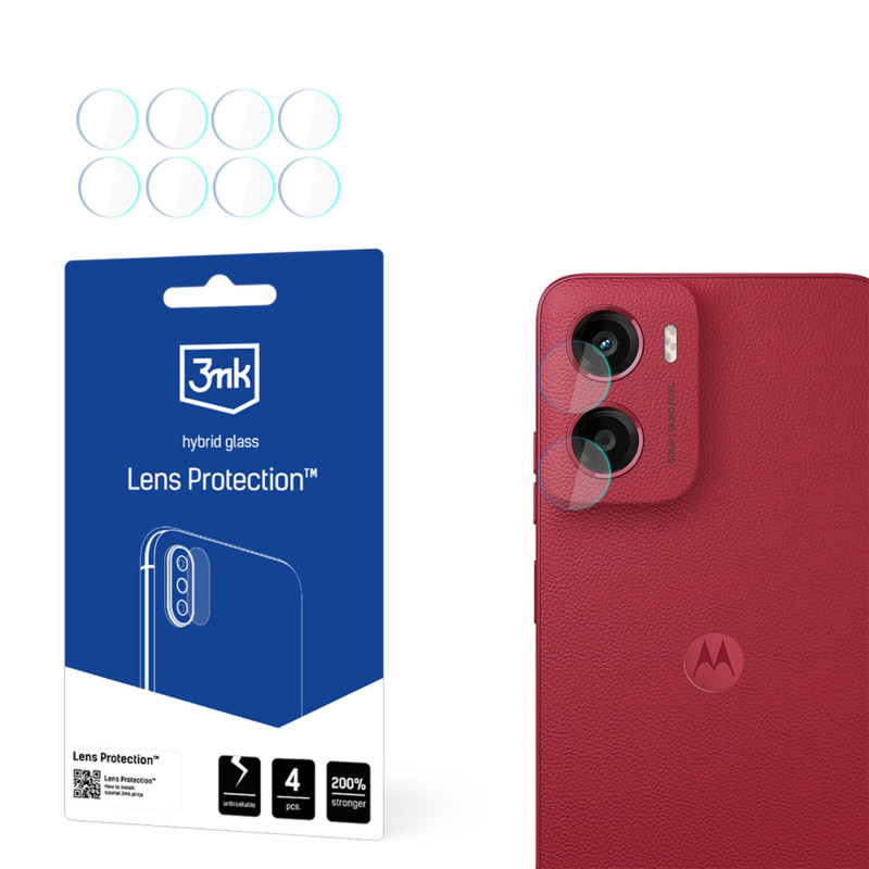 3mk objektyvo apsauginis kameros stiklas, skirtas „Motorola Moto G05“