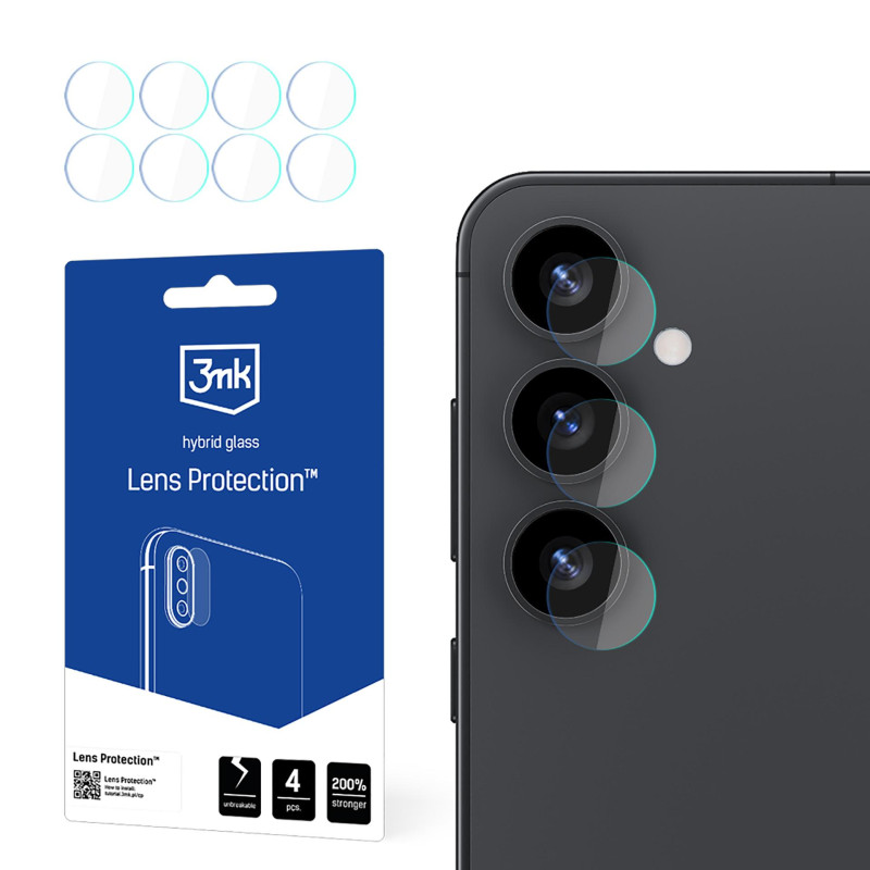 3mk objektyvo apsauginis kameros stiklas, skirtas „Samsung Galaxy S25+“