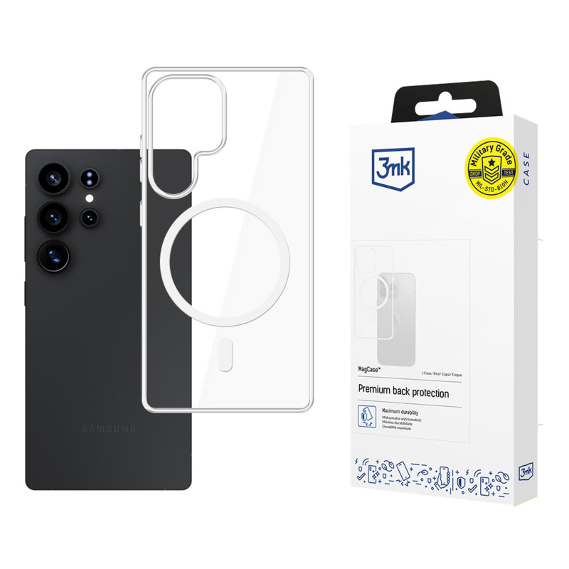 3mk MagCase, skirtas „Samsung Galaxy S25 Ultra“ - skaidrus