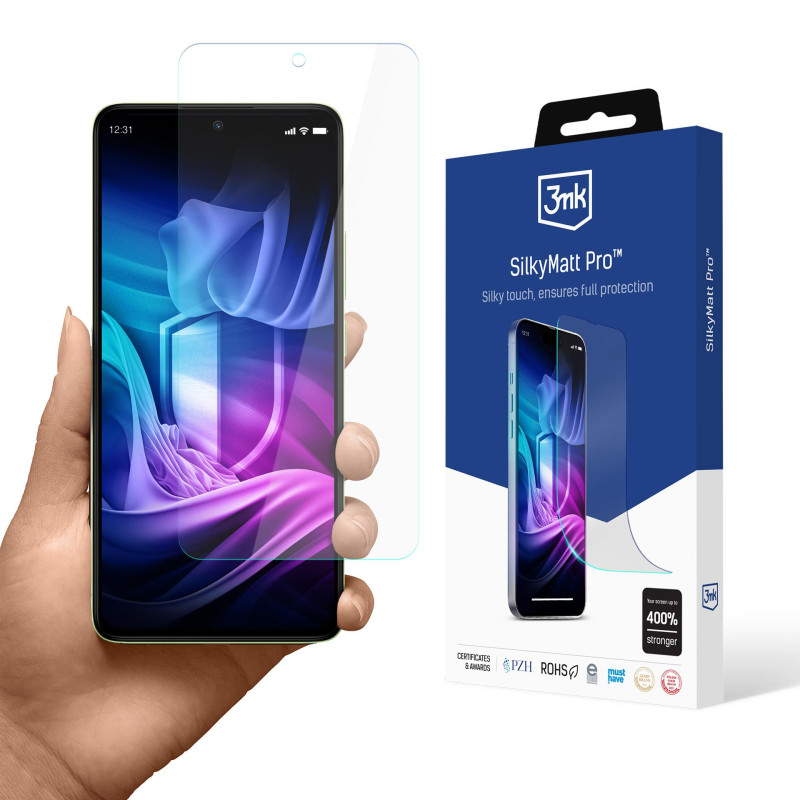 Matinė apsauginė plėvelė 3mk Silky Matt Pro Redmi Note 14 4G