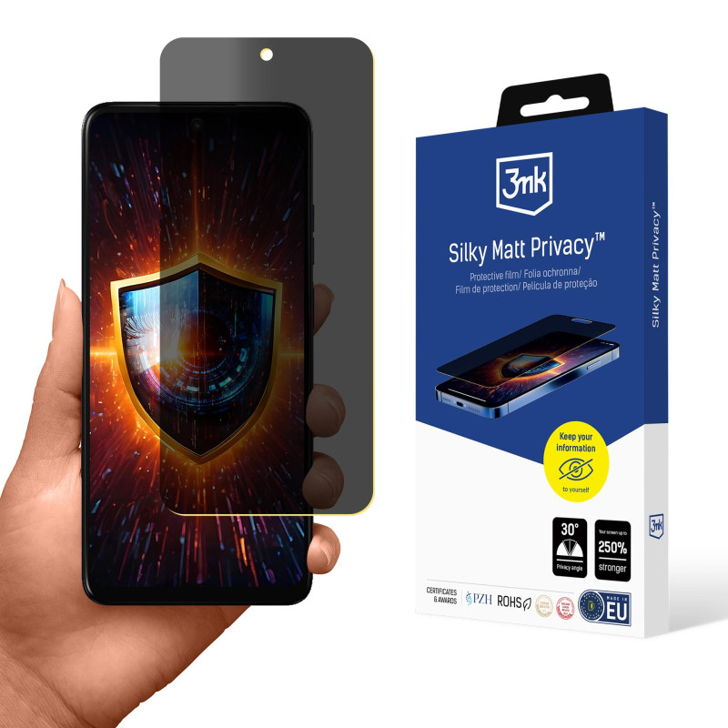 Privatumo plėvelė 3mk šilkinė matinė „Motorola Moto E15“