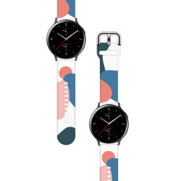 Apyrankė Moro, skirta Samsung Galaxy Watch 46 mm silikoninio dirželio apyrankės raštas 10
