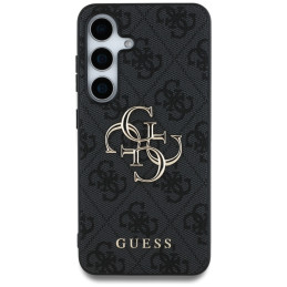 „Guess Big 4G Logo Classic“ dėklas, skirtas „Samsung Galaxy S25“, juodas