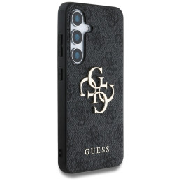 „Guess Big 4G Logo Classic“ dėklas, skirtas „Samsung Galaxy S25“, juodas