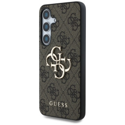 „Guess Big 4G Logo Classic“ dėklas, skirtas „Samsung Galaxy S25 Plus“, rudas