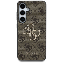 „Guess Big 4G Logo Classic“ dėklas, skirtas „Samsung Galaxy S25 Plus“, rudas