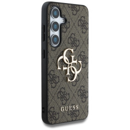 „Guess Big 4G Logo Classic“ dėklas, skirtas „Samsung Galaxy S25 Plus“, rudas