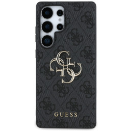 „Guess Big 4G Logo Classic“ dėklas, skirtas „Samsung Galaxy S25 Ultra“, juodas