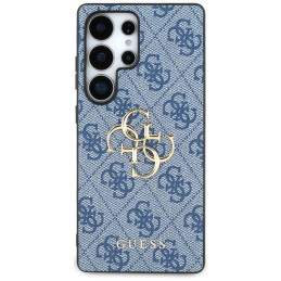 „Guess Big 4G Logo Classic“ dėklas, skirtas „Samsung Galaxy S25 Ultra“, mėlynas