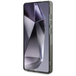 „Guess“ klasikinio logotipo „MagSafe“ dėklas „Samsung Galaxy S25 Ultra“ – juodas