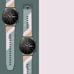 Apyrankė Moro, skirta Huawei Watch GT2 Pro silikoninio dirželio apyrankės modelis 1