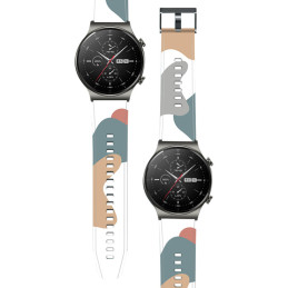 Dirželis Moro Band, skirtas Huawei Watch GT2 Pro Silikoninio dirželio laikrodžio apyrankės modelis 3