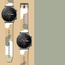 Dirželis Moro Band, skirtas Huawei Watch GT2 Pro Silikoninis dirželis Laikrodžio apyrankės modelis 7