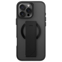 UNIQ „Heldro Max“ dėklas, skirtas „iPhone 16 Pro Max 6.9“ su „MagSafe“ – juodas