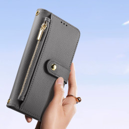 „Dux Ducis Lawa“ odinis dėklas, skirtas „Samsung Galaxy S25 Ultra“, su nuimamu magnetiniu dėklu – pilkas