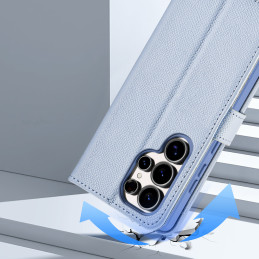 „Dux Ducis Lawa“ odinis dėklas, skirtas „Samsung Galaxy S25 Ultra“, su nuimamu magnetiniu dėklu – mėlynas