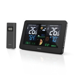 Hama Premium meteorologinė stotelė su USB - juoda