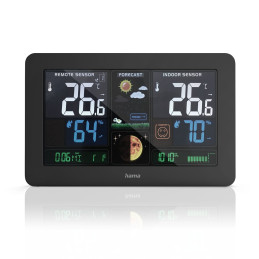 Hama Premium meteorologinė stotelė su USB - juoda