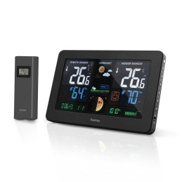Hama Premium meteorologinė stotelė su USB - juoda