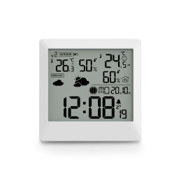 Hama Palawan meteorologinė stotelė, termometras, higrometras – balta