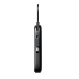 „Joyroom JR-PBF17“ 22,5 W 10000 mAh išorinė baterija su įmontuotu USB-C laidu + 0,25 cm USB-C laidu - juoda
