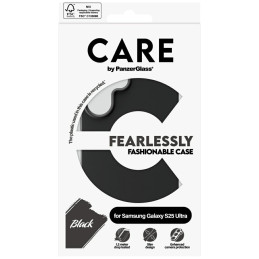 „CARE by PanzerGlass“ madingas dėklas, skirtas „Samsung Galaxy S25 Ultra“ – juodas