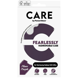 „CARE by PanzerGlass“ madingas dėklas, skirtas „Samsung Galaxy S25 Ultra“ – violetinis