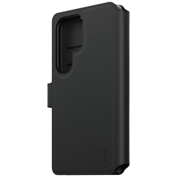 „CARE by PanzerGlass Feature Tango 2in1“ piniginės dėklas, skirtas „Samsung Galaxy S25 Ultra“ – juodas