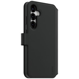 „CARE by PanzerGlass Feature Tango 2in1“ piniginės dėklas, skirtas „Samsung Galaxy S25+“ – juodas