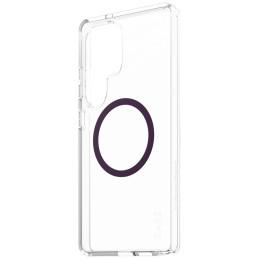 „CARE by PanzerGlass Flagship Urban Combat Purple QI“ dėklas, skirtas „Samsung Galaxy S25 Ultra“ – skaidrus