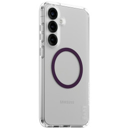 „CARE by PanzerGlass Flagship Urban Combat Purple QI“ dėklas, skirtas „Samsung Galaxy S25+“ – skaidrus