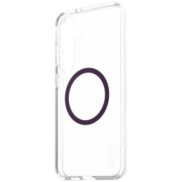 „CARE by PanzerGlass Flagship Urban Combat Purple QI“ dėklas, skirtas „Samsung Galaxy S25+“ – skaidrus