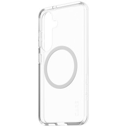 „CARE by PanzerGlass Flagship Urban Combat White QI“ dėklas, skirtas „Samsung Galaxy S25“ – skaidrus