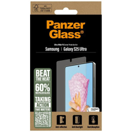 „PanzerGlass All-in-One“ itin plataus diametro grūdintas stiklas, skirtas „Samsung Galaxy S25 Ultra“