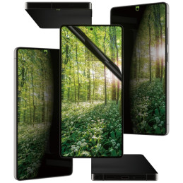 „PanzerGlass Eco Matrix“ itin plataus pritaikymo privatumo stiklas, skirtas „Samsung Galaxy S25 Ultra“.