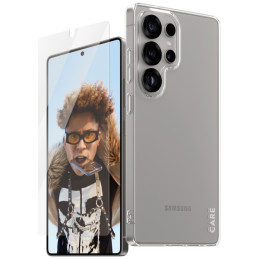„CARE by PanzerGlass“ madingas 2in1 dėklas + apsauginis stiklas, skirtas „Samsung Galaxy S25 Ultra“