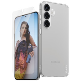 „CARE by PanzerGlass“ madingas 2in1 dėklas + apsauginis stiklas, skirtas „Samsung Galaxy S25+“