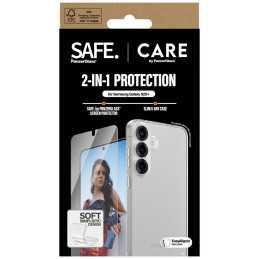 „CARE by PanzerGlass“ madingas 2in1 dėklas + apsauginis stiklas, skirtas „Samsung Galaxy S25+“