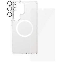 „CARE by PanzerGlass“ flagmaninis 3in1 dėklas + stiklas + objektyvo apsaugos rinkinys, skirtas „Samsung Galaxy S25 Ultra...