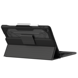 UAG „Bluetooth“ klaviatūros dėklas su „Apple Pencil“ laikikliu ir jutikliniu skydeliu, skirtas „iPad 10.2“ – juodas